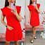 Vestido Volantes Rojo